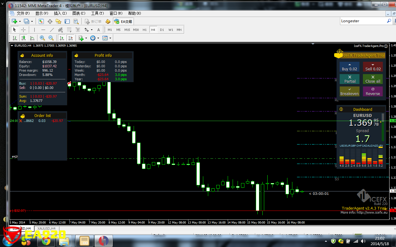 IceFX.TraderAgent.Pro分享精品EA